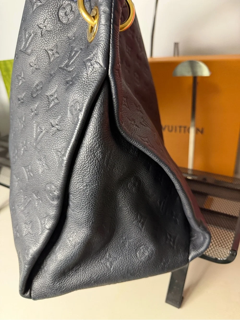 LOUIS VUITTON MONOGRAM EMPREINTE ARTSY MM – NAVY